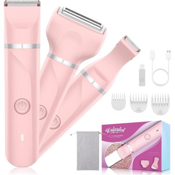 Electric Razors for Women, Bikini Trimmer, 3 in 1 Foil Shaver for Women,Cordless - Picture 1 of 6